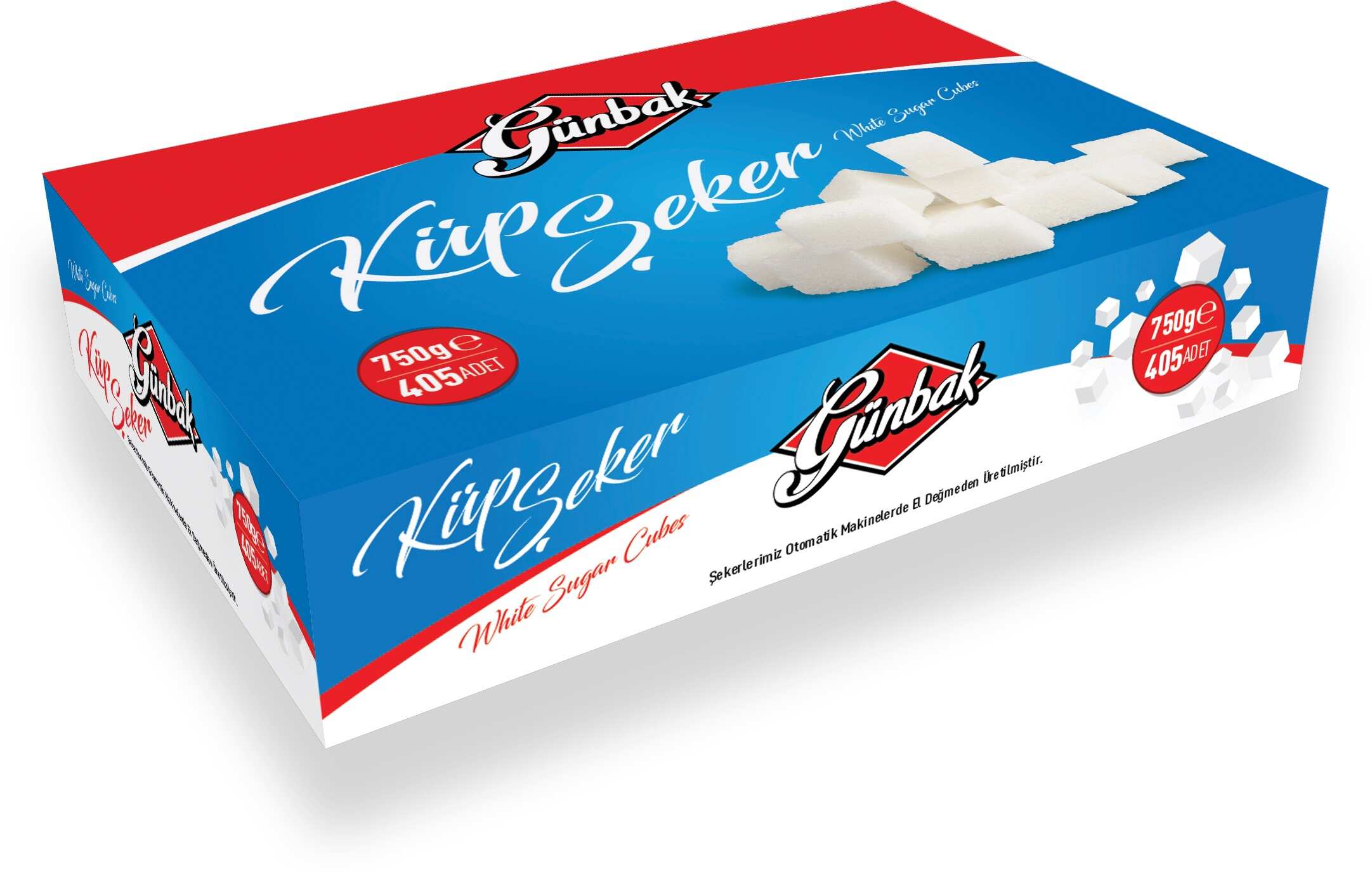 mini-günbak küp şeker 405 adet
